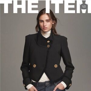 Zara new with tags Black collared jacket - the officer jacket - Zara THE ITEM